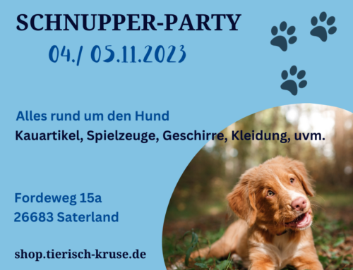 SAVE THE DATE – Schnupper-Party 04./05.11.2023